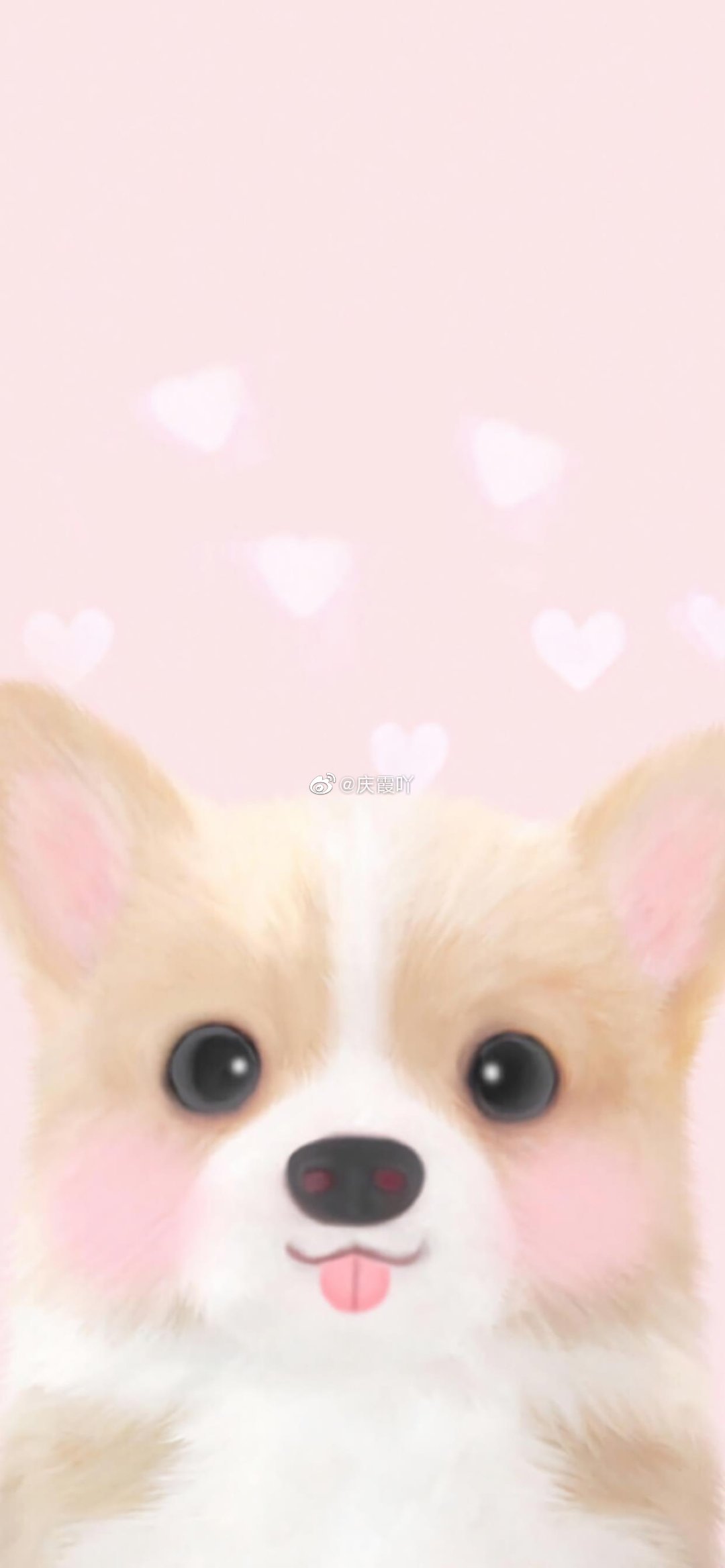 无水印iphone可爱壁纸🌸🍀🌺...-我爱看围脖, image size:1080x2337